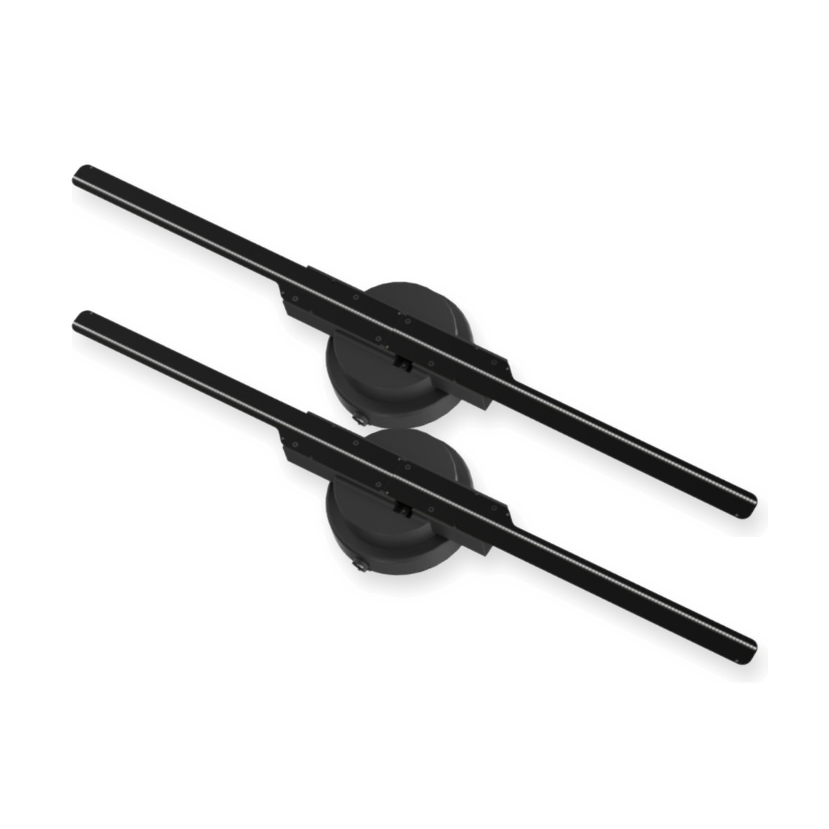 2 Corvande 3D hologram fans