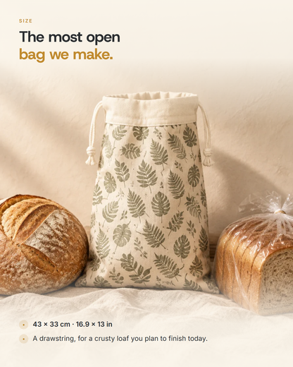 Size - 43 by 33 cm, the most open bag in the range