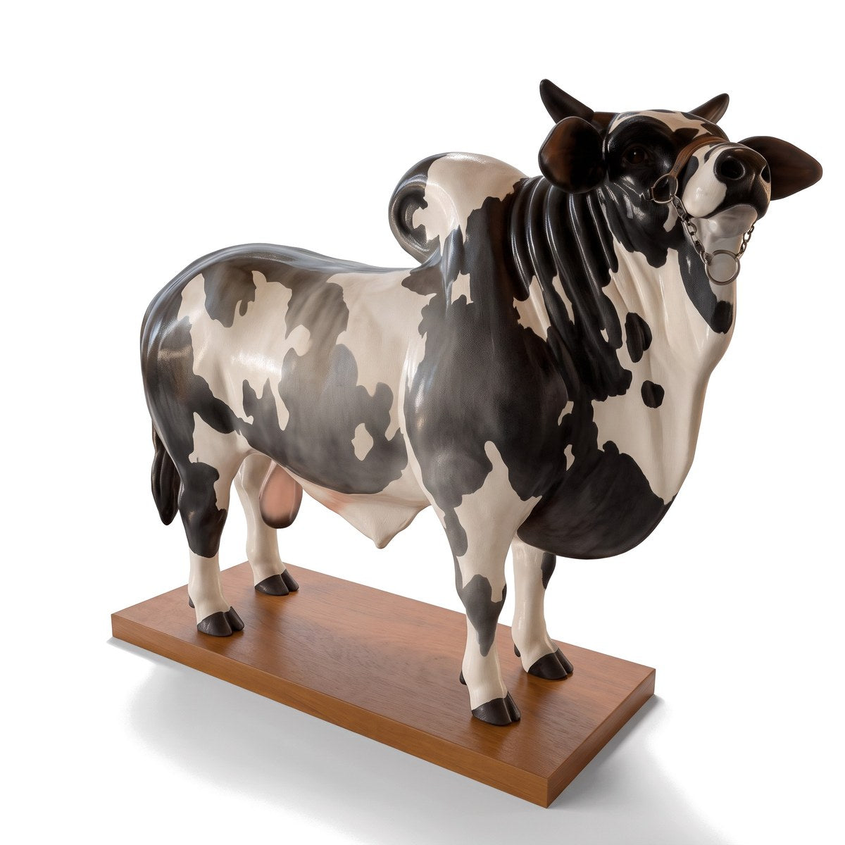 The Pour Bull in Black & White