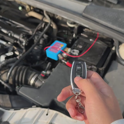Remote Battery Disconnect Switch - 12V/24V, turning power off with the remote