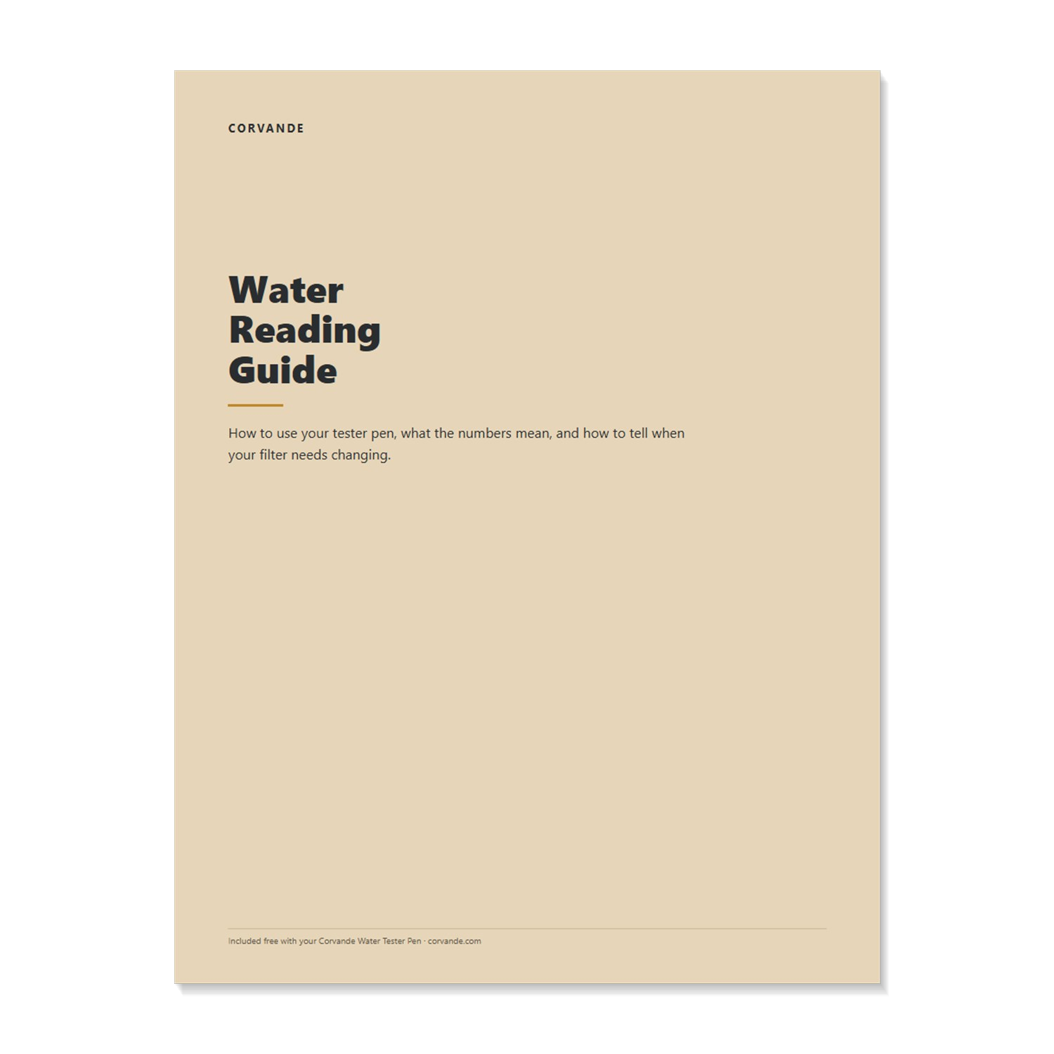 Water Reading eBook